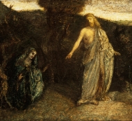 Cristo aparece a Maria