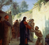 Cristo cura um cego - Bloch