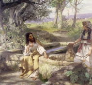 Cristo e a samaritana - Siemiradzki