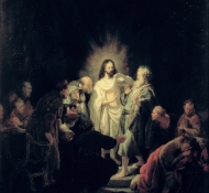A incredulidade de São Tomé - Rembrandt