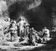 Jesus orando - Rembrandt