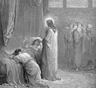 Jesus revive a filha de Jairo - Dore