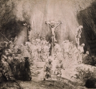 três cruzes - Rembrandt